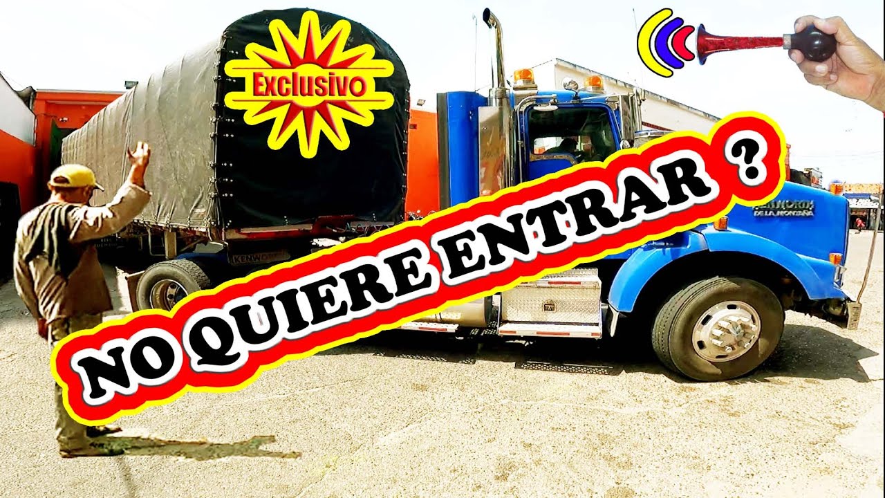 NO QUIERE ENTRAR ? #tractomulas #conductores #descargando
