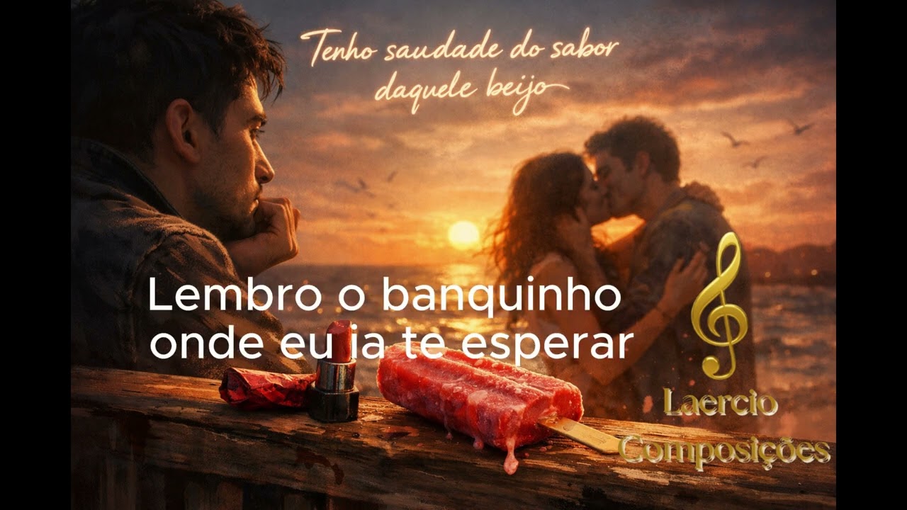 Tenho saudade do sabor daquele beijo
