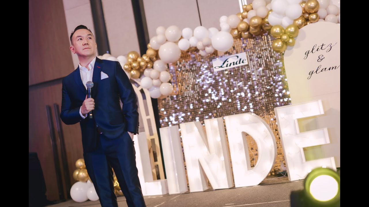 Professional Emcee Malaysia Oliver Kwan - Linde Malaysia Gala Dinner