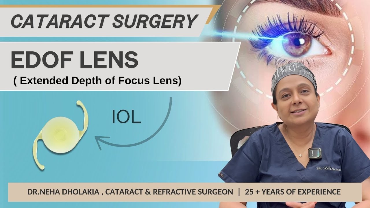 Goodbye Glasses! EDOF Lens for Cataract Surgery | Advanced Vision at Dholakia Eye Care