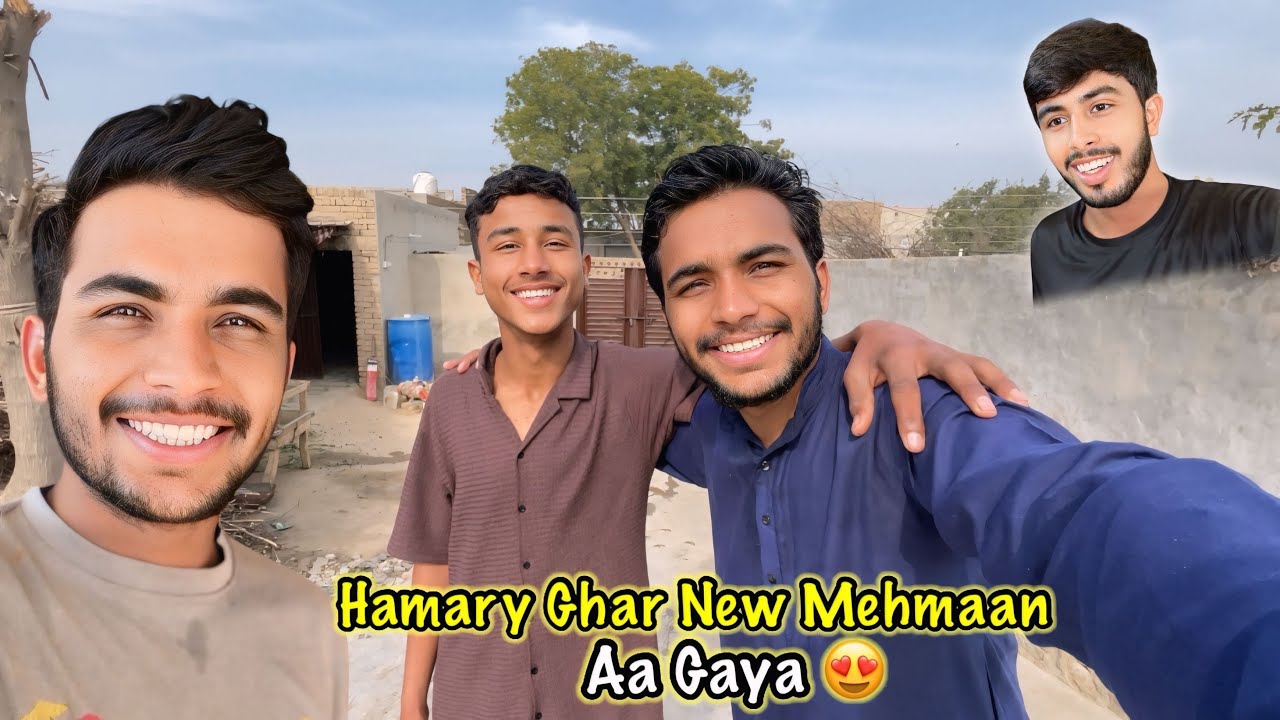Hamary Ghar New Mehmaan Aa Gaya 😍 | Zohaib Pendu | Saqlain Pendu 