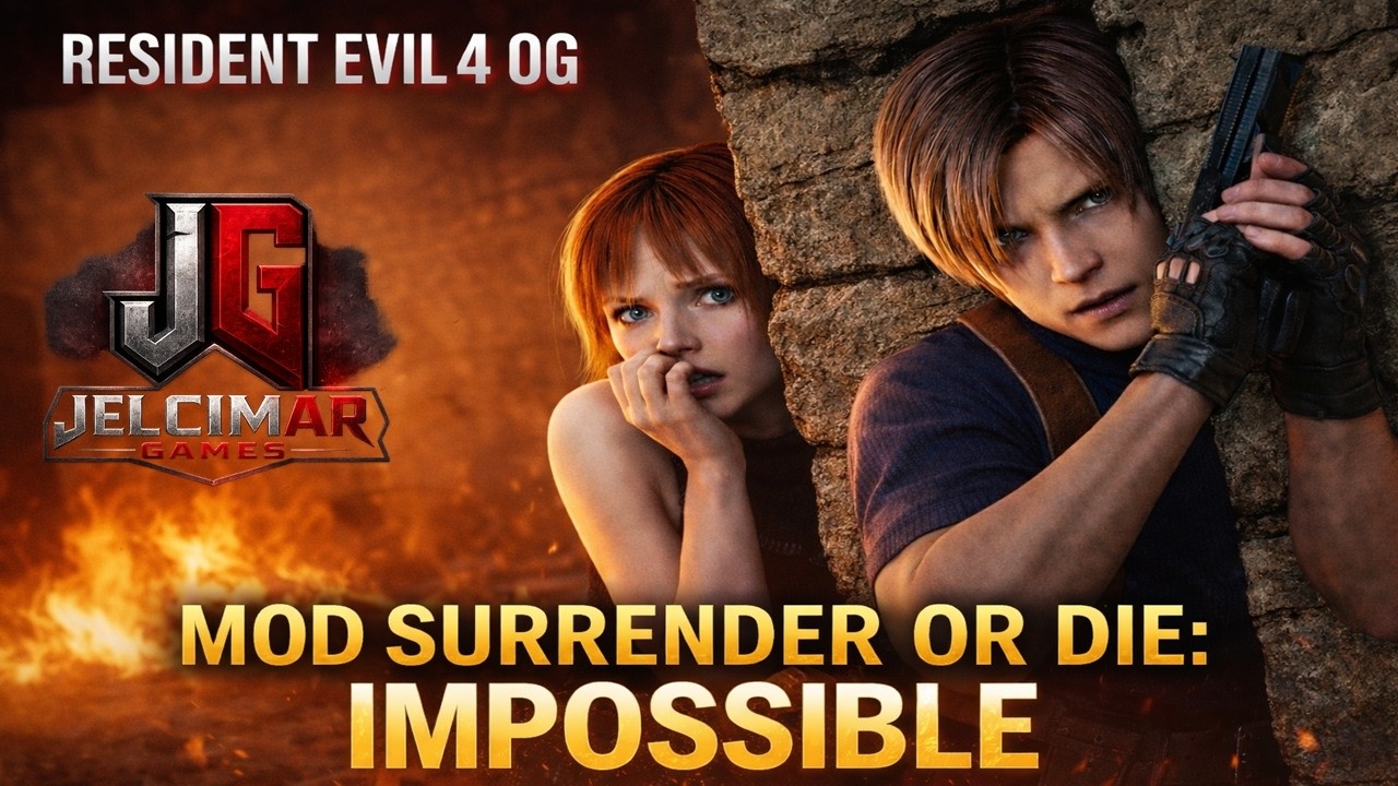 ESSE MOD DO RE4 OG É INSANO | Surrender or Die (AO VIVO)