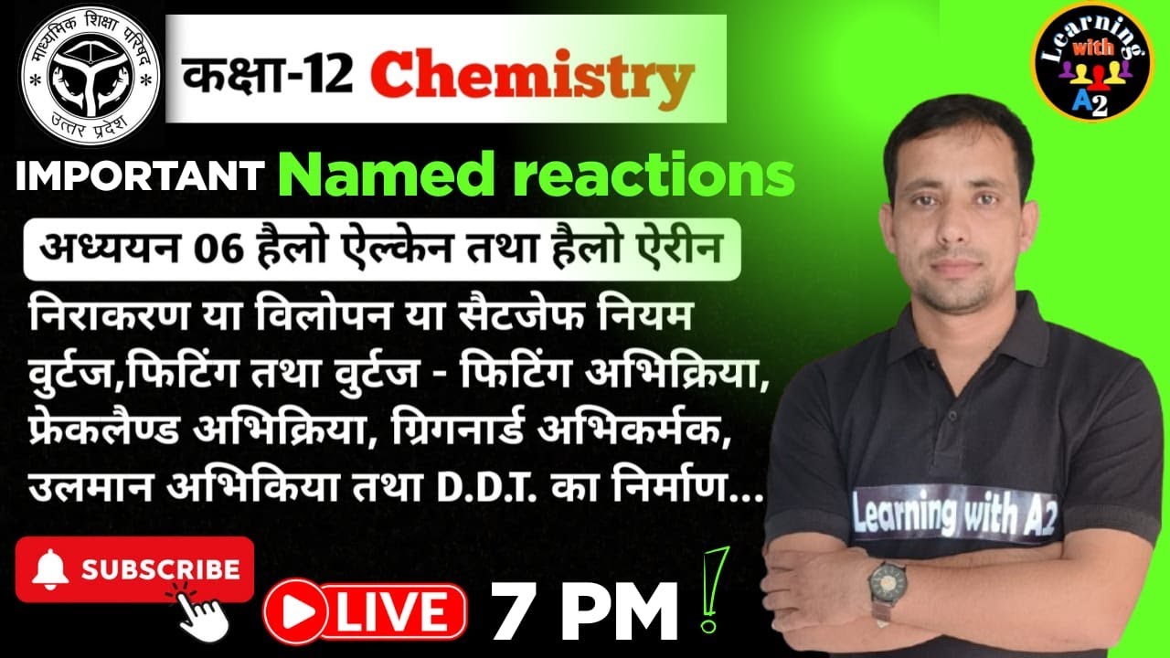 Named Reactions Questions LIVE | Class 12 Chemistry | Important Q&A | Learning with A2