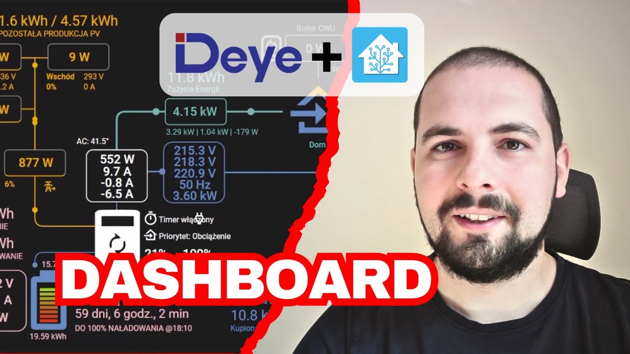 Dashboard dla Deye 📊 Power Flow Card 🚀 Home Assistant