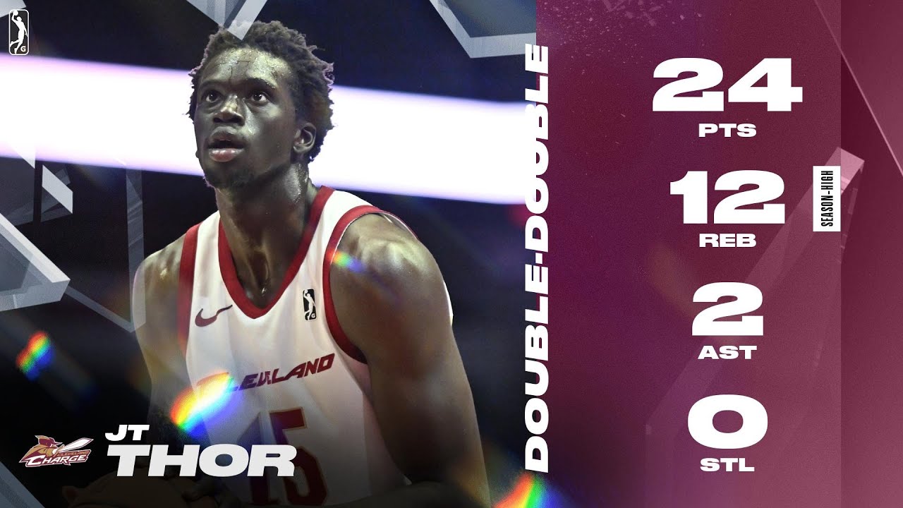 JT Thor Posts 24 PTS & Season-High 12 REBS Double-Double Vs. Herd