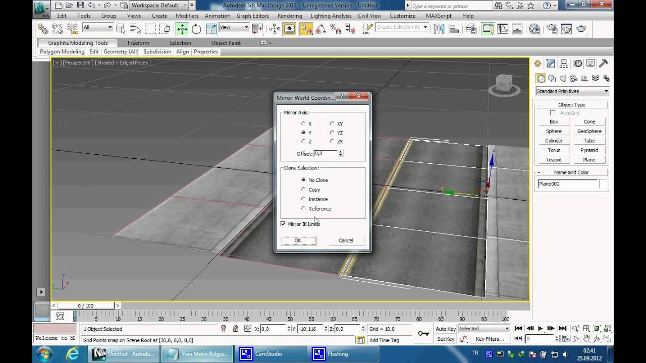 3ds max 2013 -  Road modelling Tutorial