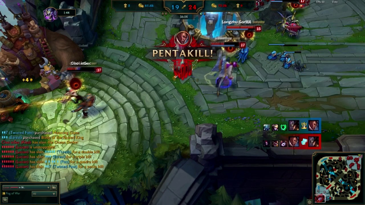 LZ PraY with the Lucian mechanics