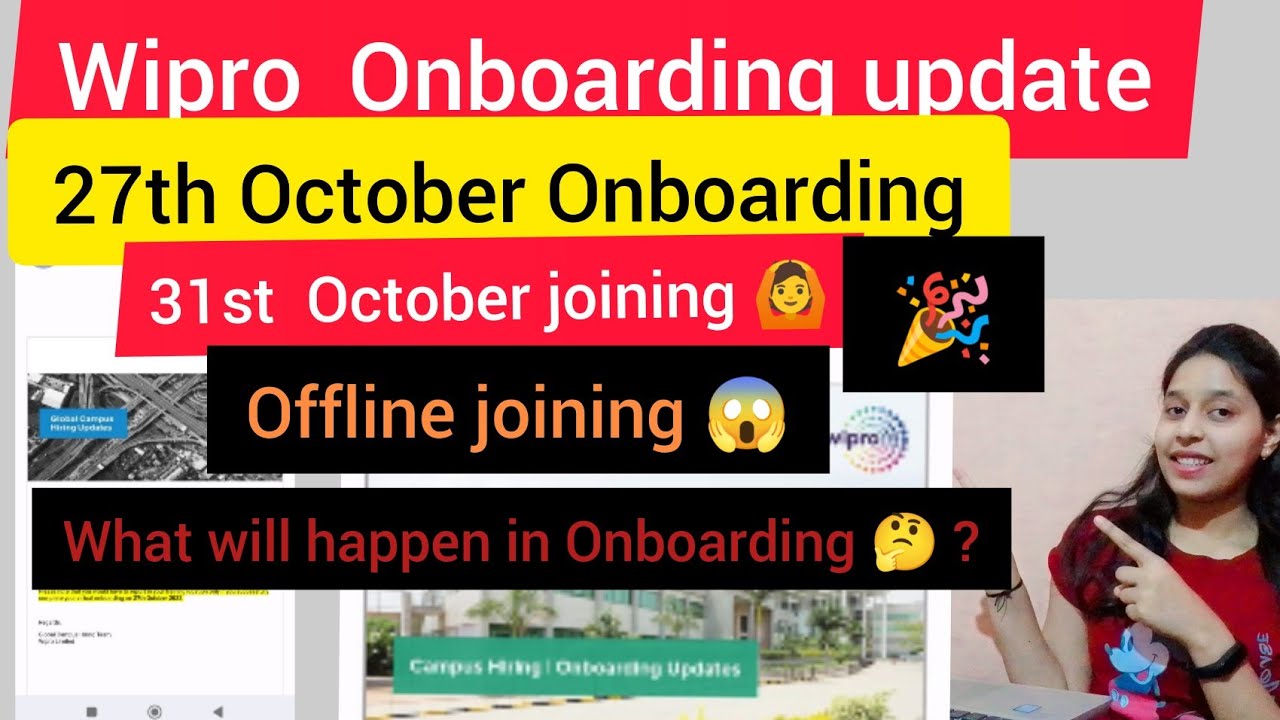 Wipro latest onboarding update|27th Oct Onboarding joining 31st Oct 2022|Wipro Wilp Elite Turbo 2022
