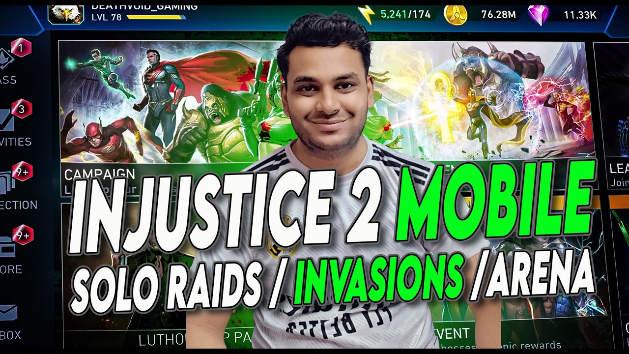 INJUSTICE 2 MOBILE THE DAILY GRIND! Solo Raid, CA, & League Raid, Invasions Hits LIVE!