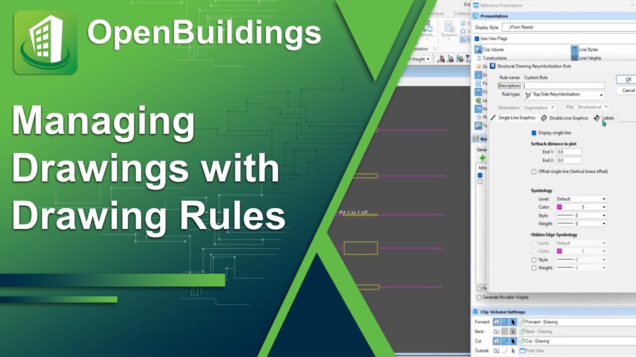 OpenBuildings Designer Update 10 | Managing Drawings with Drawing Rules