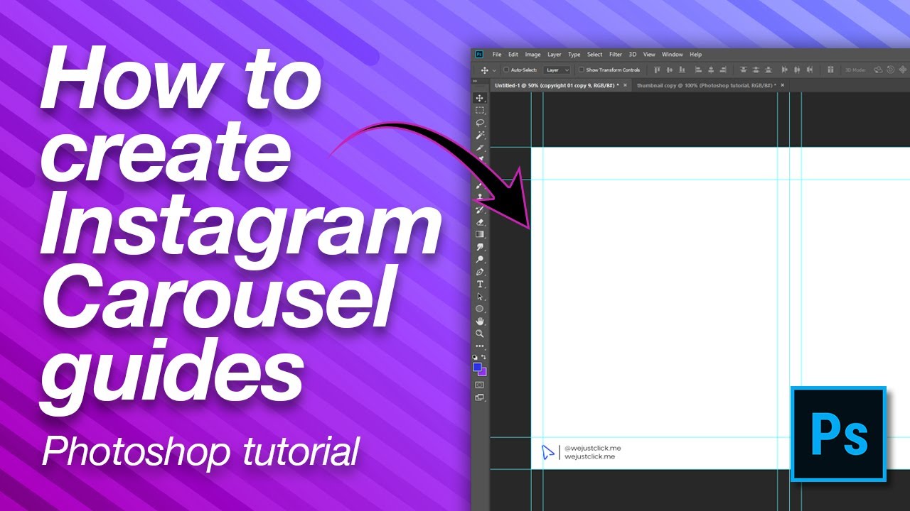 Как создать карусель в Instagram в Photoshop