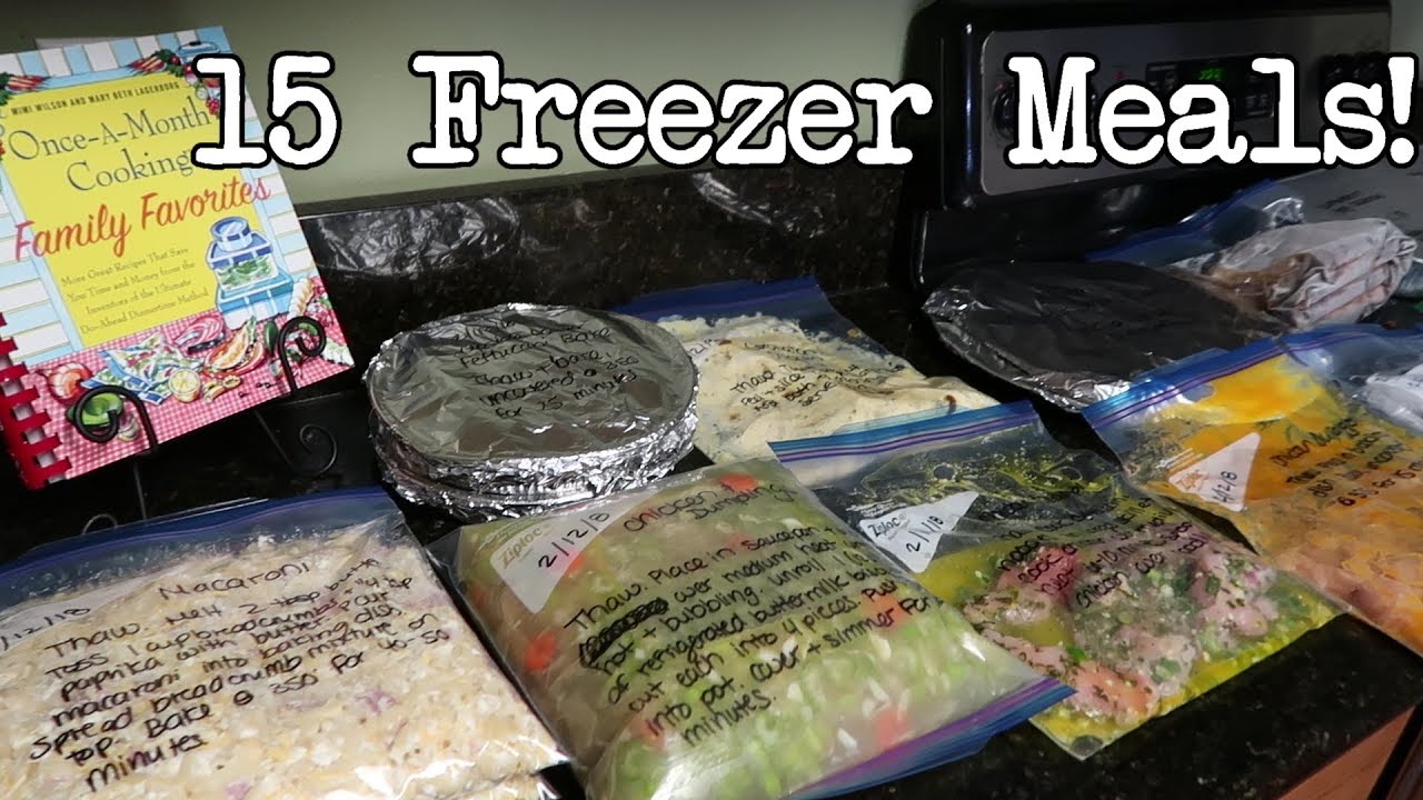 COOK WITH ME | FREEZER MEALS | DOLLAR TREE COOKBOOK
