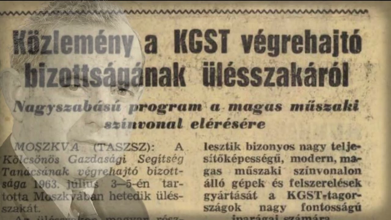 1963 - Apró Antal zárt sajtótájékoztatója KGST-találkozóról - Antal Apró on the Comecon Meeting