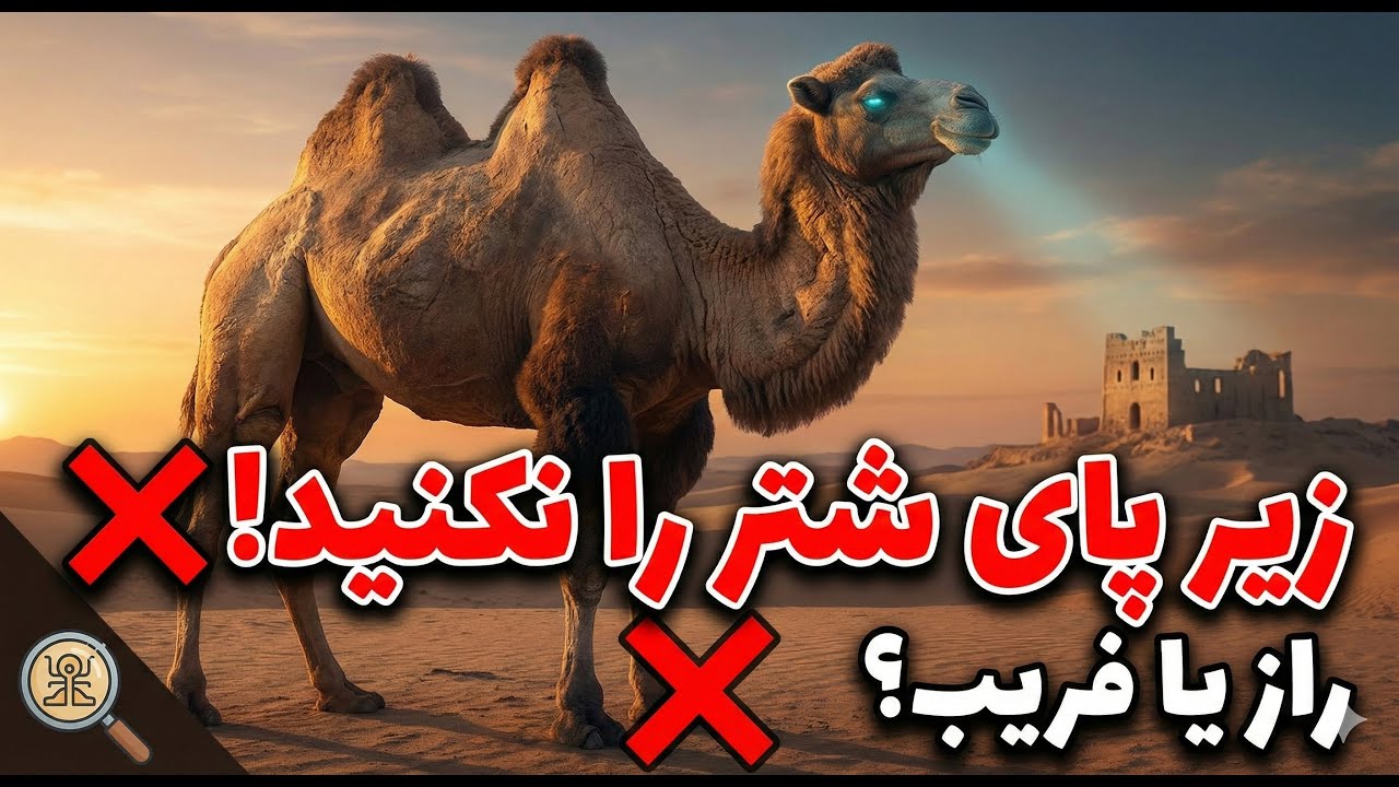 زیر پای شتر را نکنید! ❌ اشتباهات مرگبار نماد شتر در دفینه یابی
