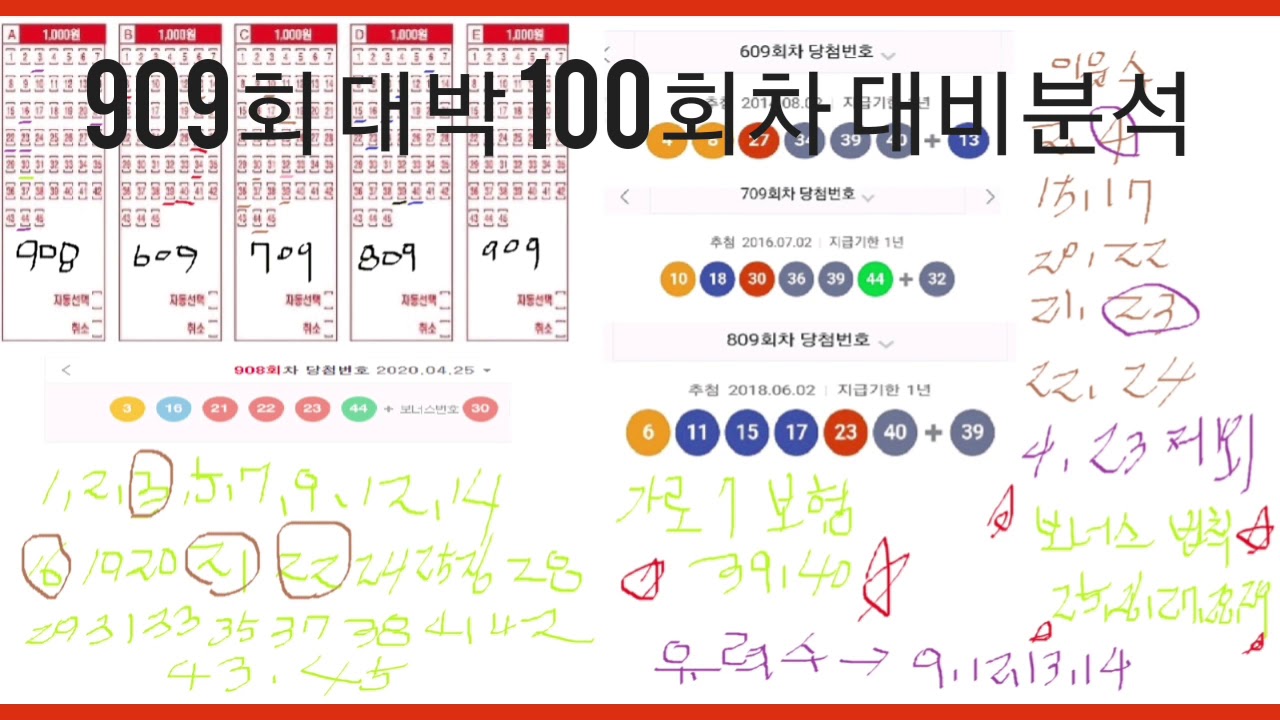 909회 자동분석 가기전 100회 대비 초대박 큰그림