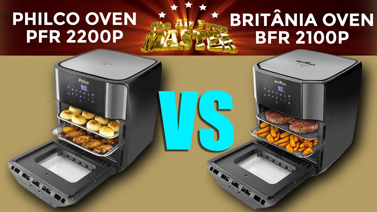 QUAL A MELHOR FRITADEIRA SEM ÓLEO AIR FRYER OVEN, PHILCO OU BRITÂNIA?