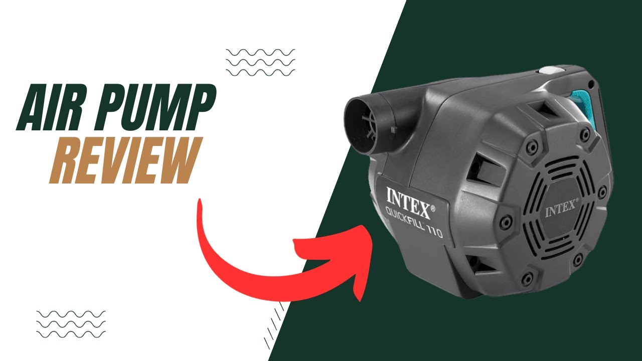 Intex Quick-Fill&trade; 120 Volt Deluxe AC Electric Pump Review: Fast & Efficient Inflating!