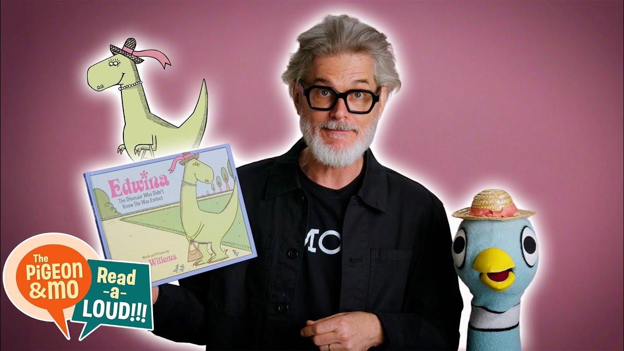 Edwina, The Dinosaur | The Pigeon & Mo Read-a-LOUD!!! | Mo Willems Workshop