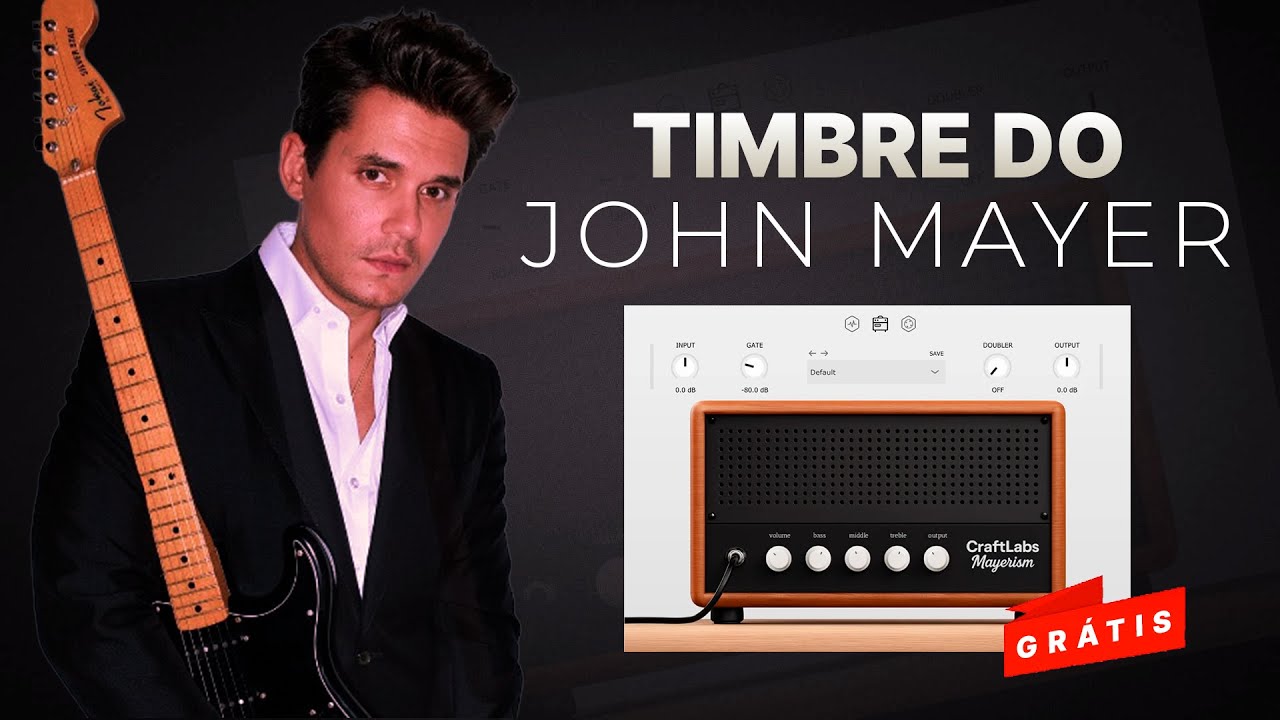 😱Esse Plugin GRÁTIS tem o Timbre do JOHN MAYER