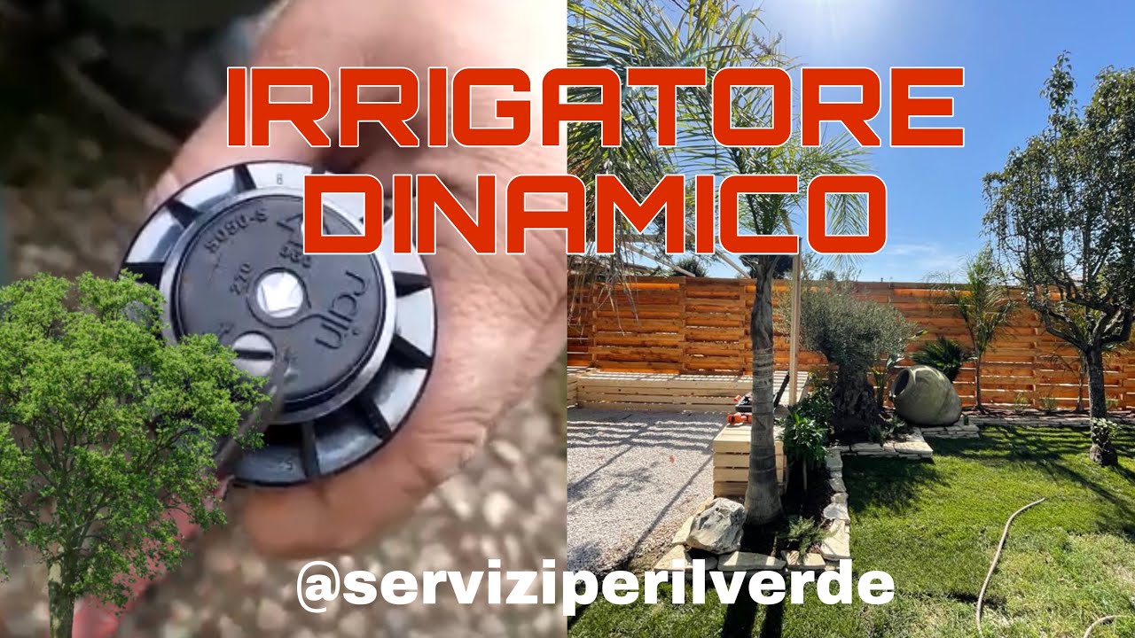 Come regolare un irrigatore dinamico - Servizi Per Il Verde di Cristiano D’Ambrosio