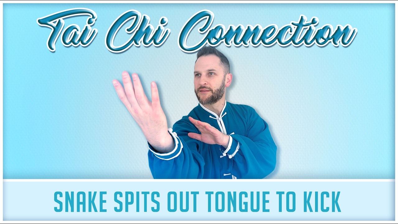 Tai Chi Connection - Snake Spits Out Tongue to Kick