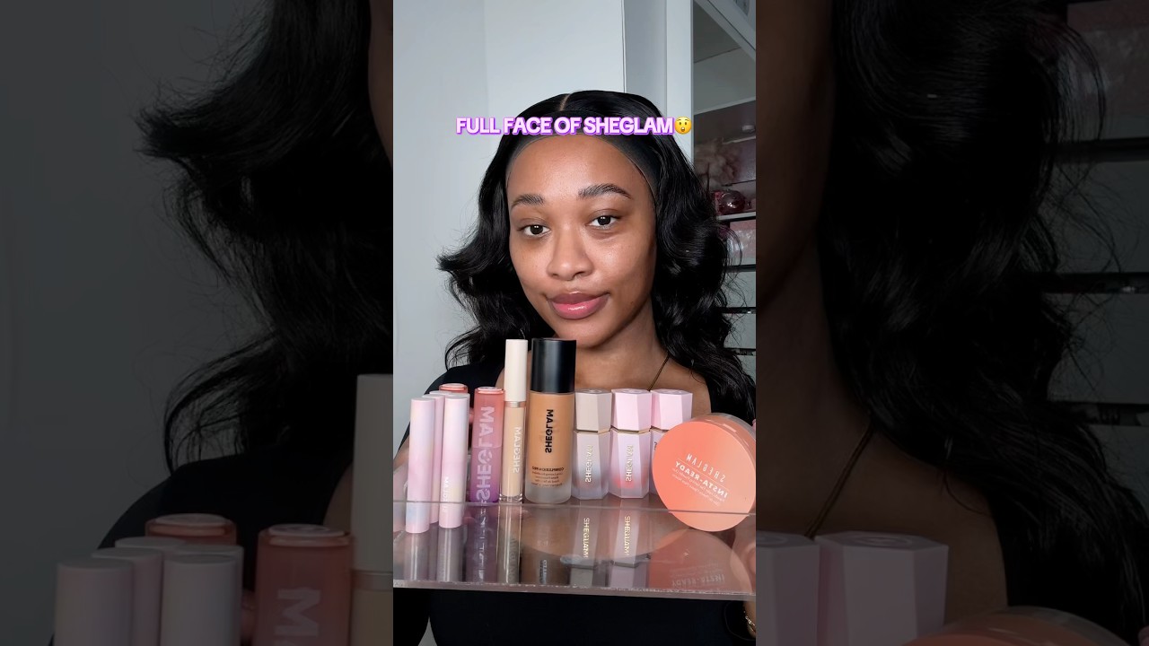 Full face of SheGlam/SheIn Makeup #makeuptutorial #sheglam #shein