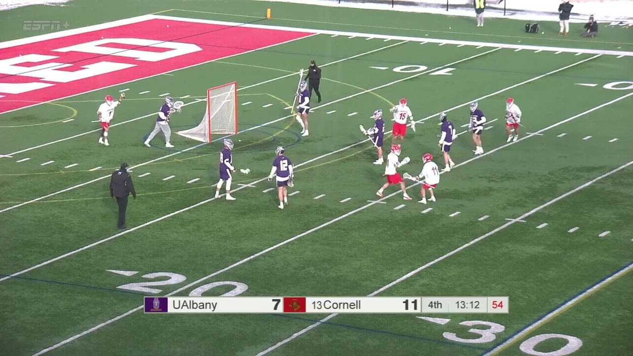 Highlights: Cornell Men's Lacrosse vs UAlbany - 2/19/2022