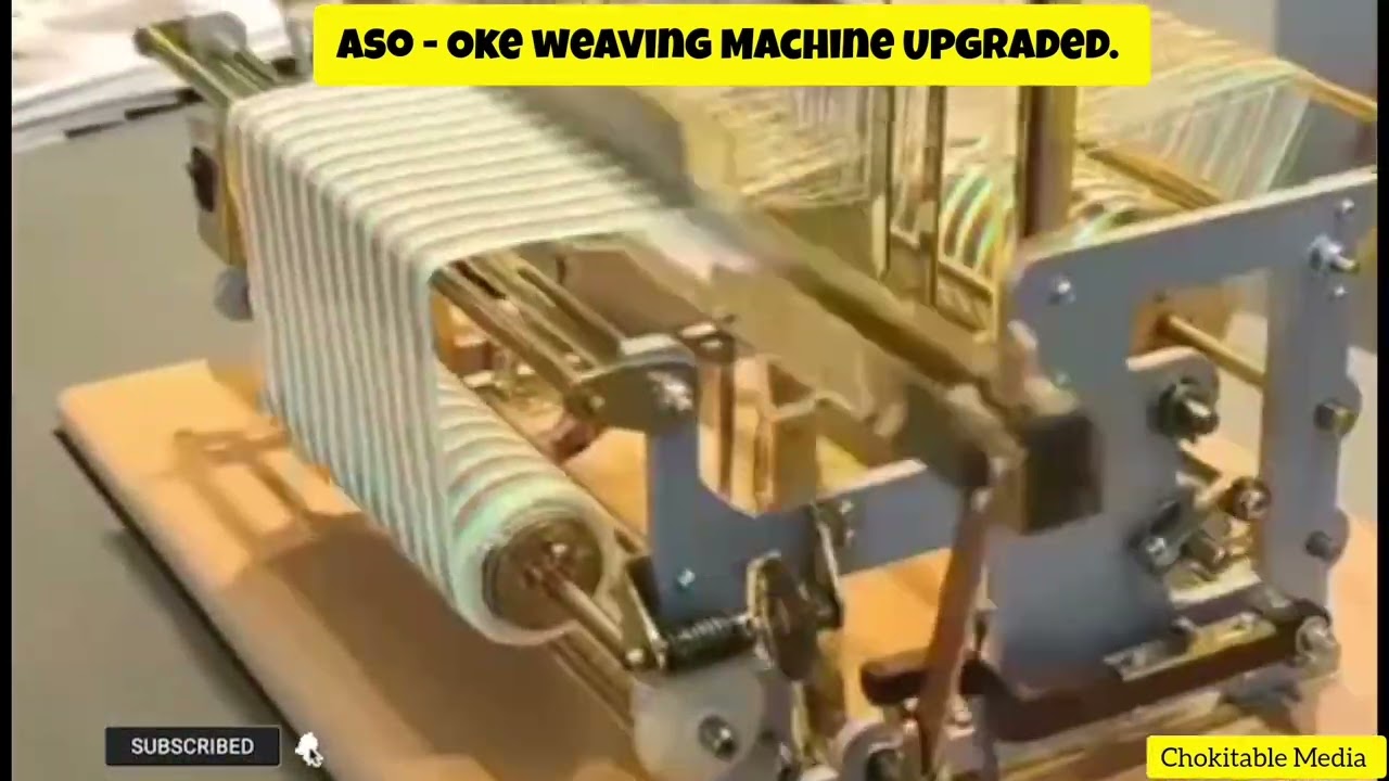 Aso-Oke Weaving Machine Upgraded.