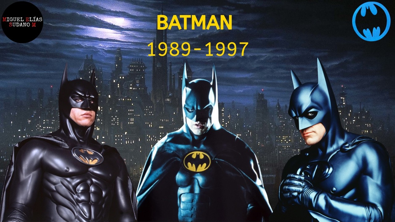 ANÁLISIS TETRALOGÍA DE BATMAN 1989-1997 | MIGUEL ELÍAS SUDANO