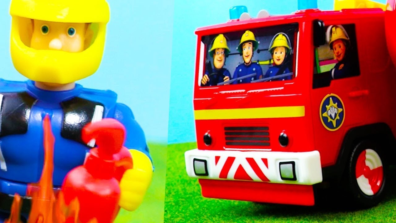 Feuerwehrmann Sam Spielzeug Deutsch | Neue Feuerwehrautos & Station für Kinder | Kinderfilm