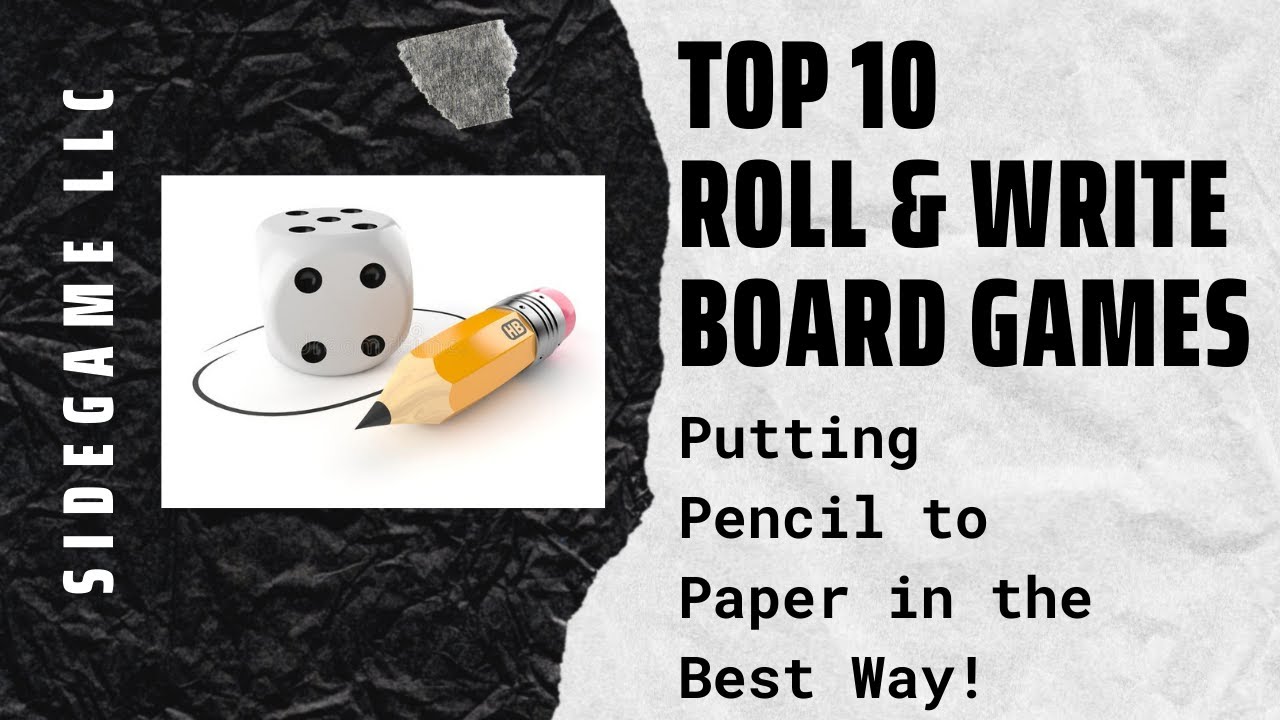 Top 10 Roll and Write Board Games: SideGame LLC