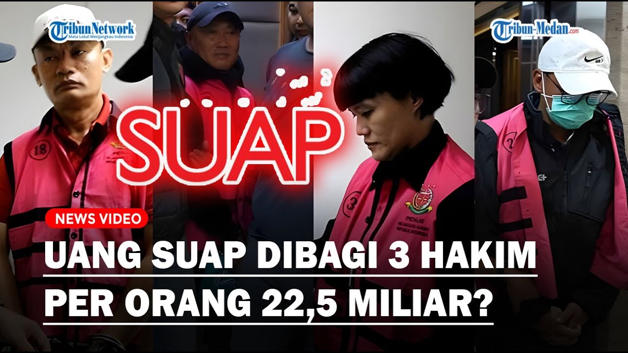 TERUNGKAP❗ SUAP RP 60 MILIAR Tak Dimakan Ketua PN Jaksel Sendiri, Dibagi ke 3 Hakim❓