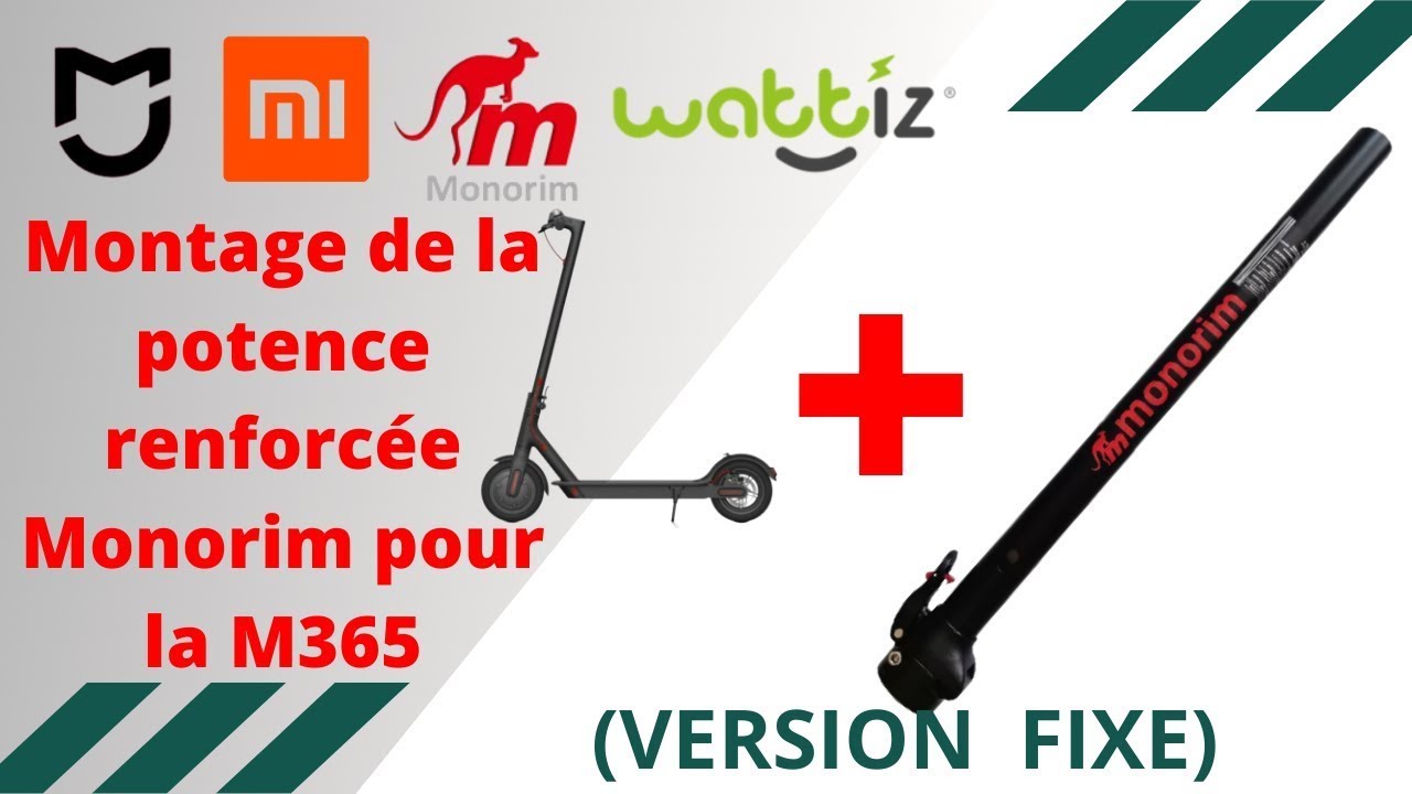 Comment remplacer la potence d'origine par une potence renforcée Monorim sur une Xiaomi M365.