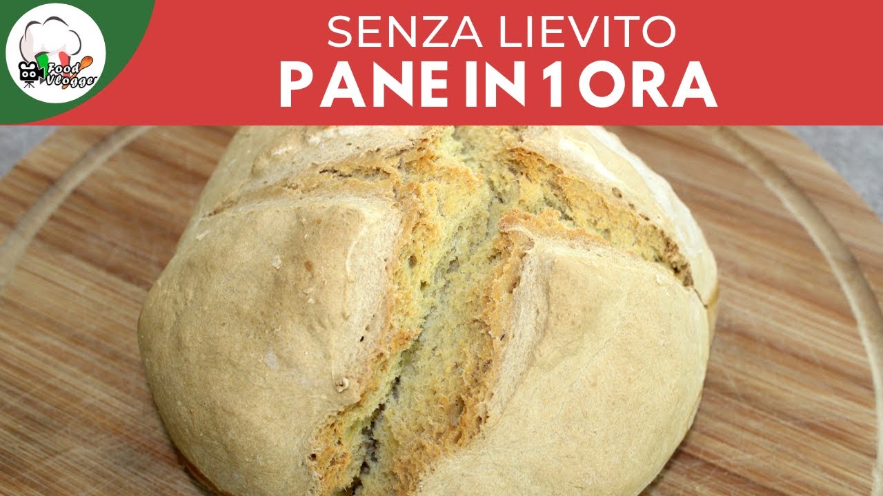PANE IN 1 ORA, istantaneo senza lievito con bicarbonato | FoodVlogger #distantimauniti #conme