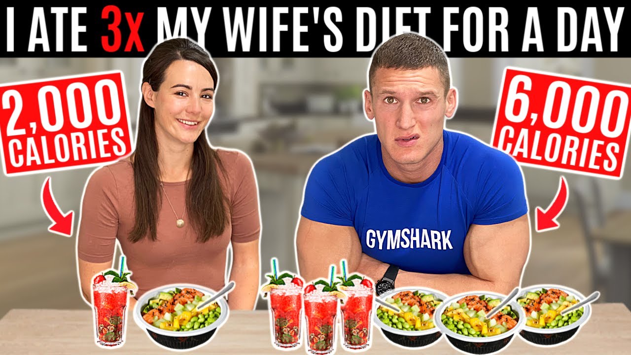 I ate 3x my wife's diet for a day *6,000 CALORIES*