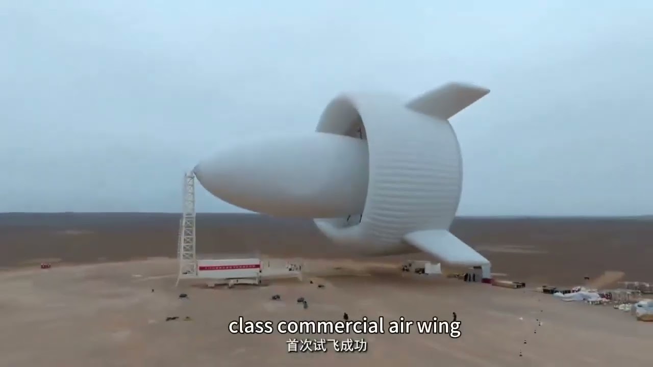 China&rsquo;s First Megawatt Airborne Wind Power Test | Floating Wind Energy Breakthrough