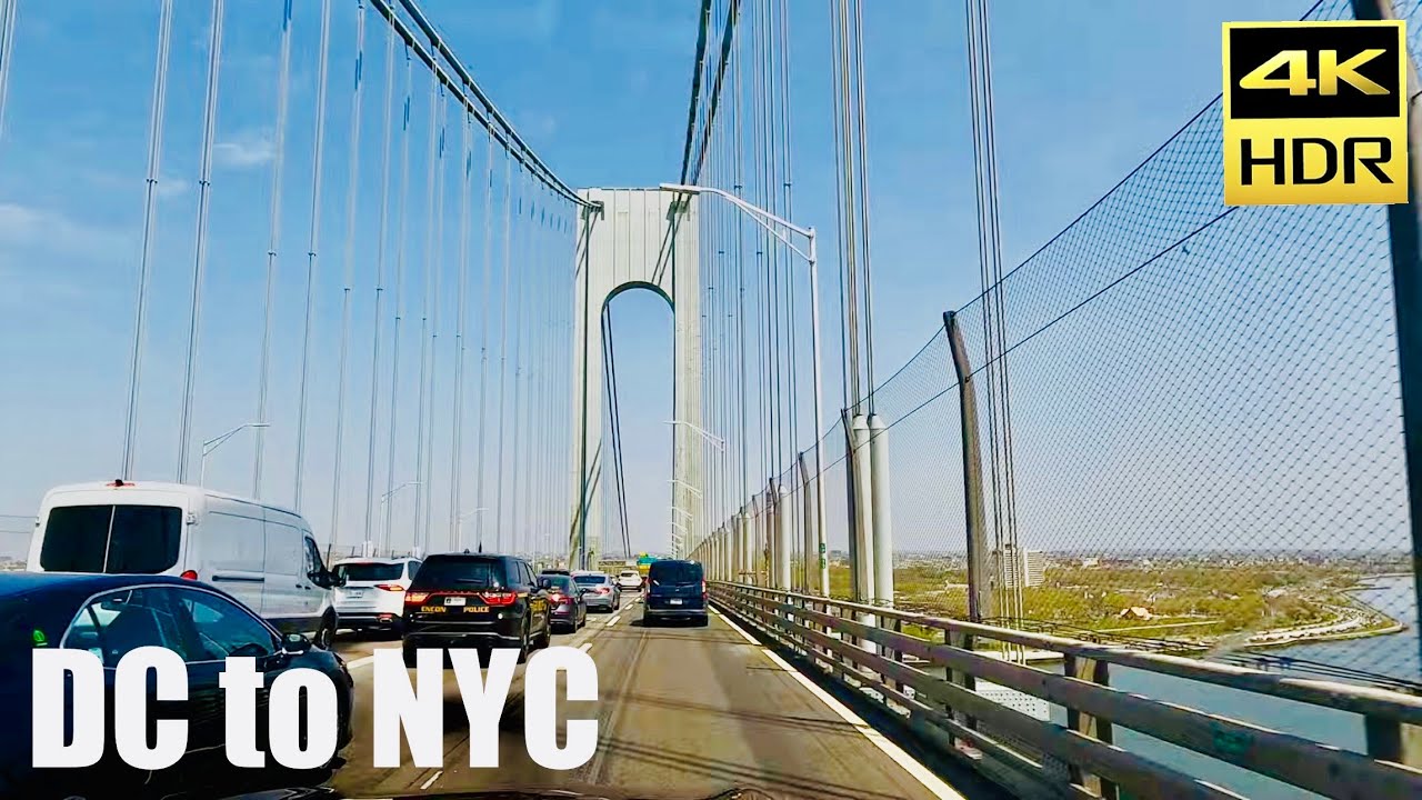 Washington DC to New York City 4 Hours Driving