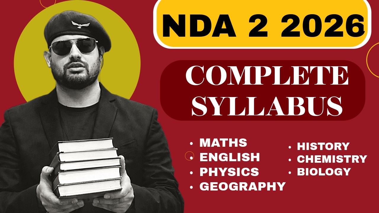 NDA 2 2026 SYLLABUS || NDA SYLLABUS | NDA MATHS SYLLABUS | ENGLISH | PHYSICS | SST | BY VIVEK RAI