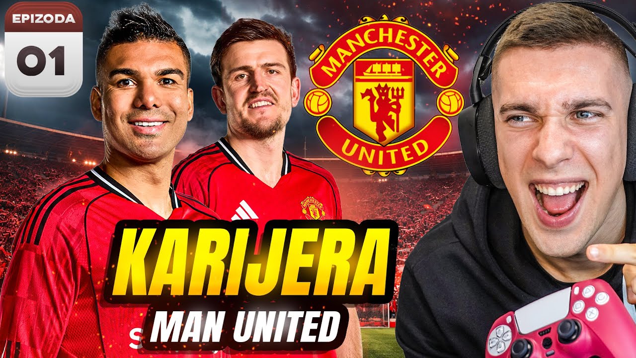PREUZIMAM MANCHESTER UNITED U NOVOJ KARIJERI U FC 26 ! MAN UNITED KARIJERA #1