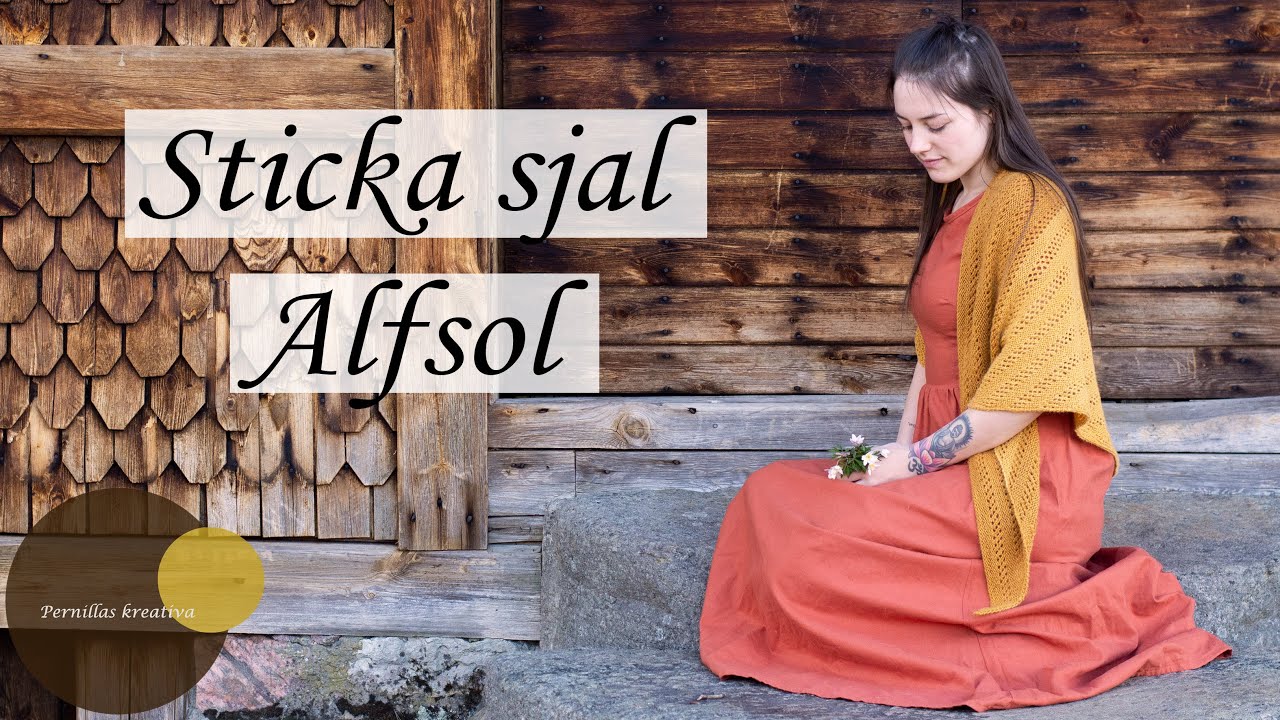Sticka sjal 