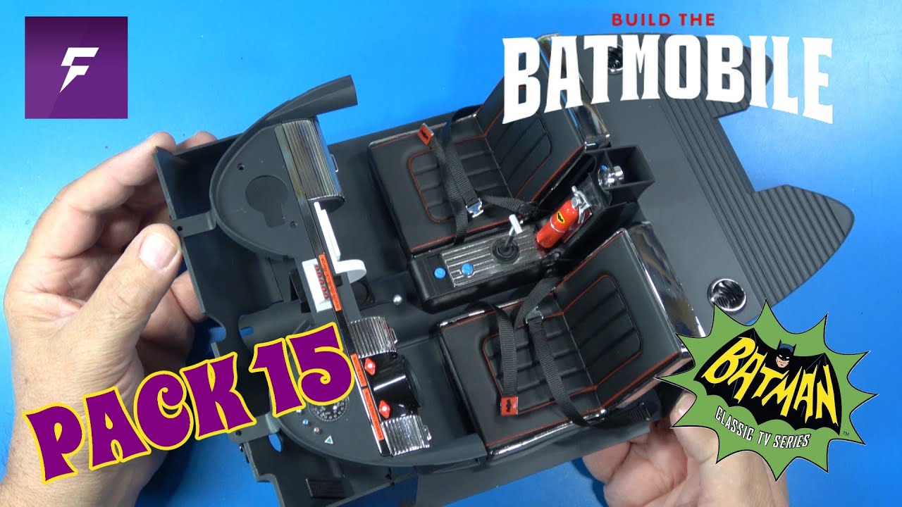 Build the Batmobile - Phases 75, 76, 77, 78, 79, and 80 By FanHome / DeAgostini | ASMR