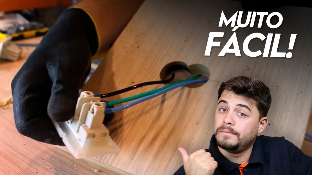 MELHOR SOLUÇÃO para EMBUTIR TOMADAS em Móveis
