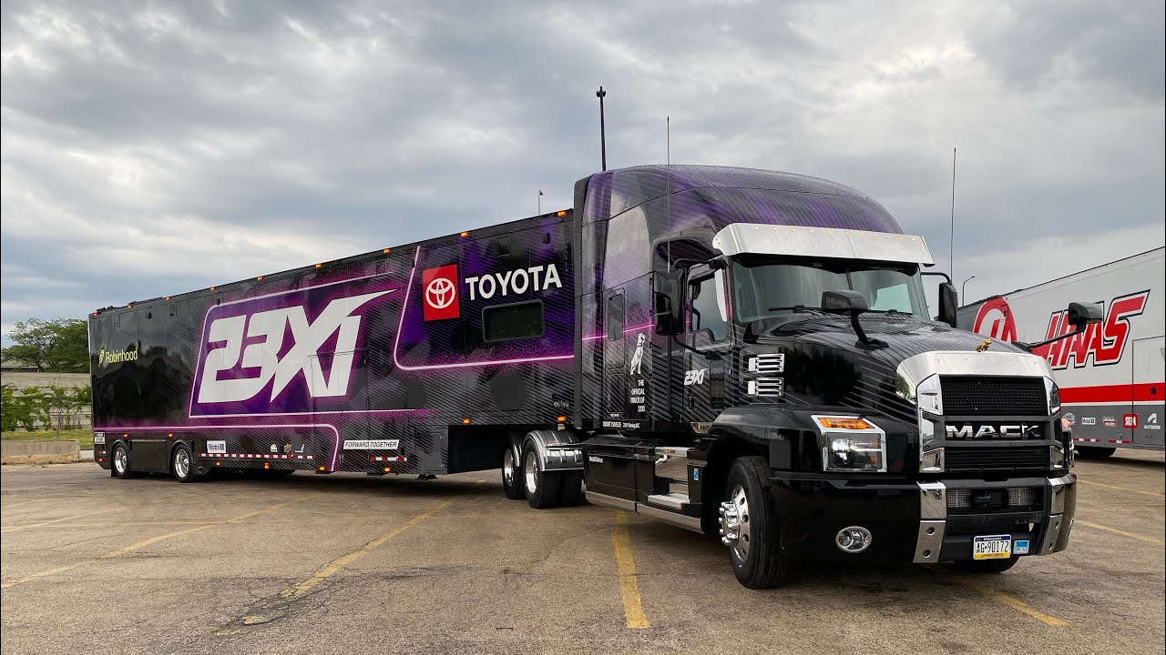 NASCAR cup series hauler are on the move!