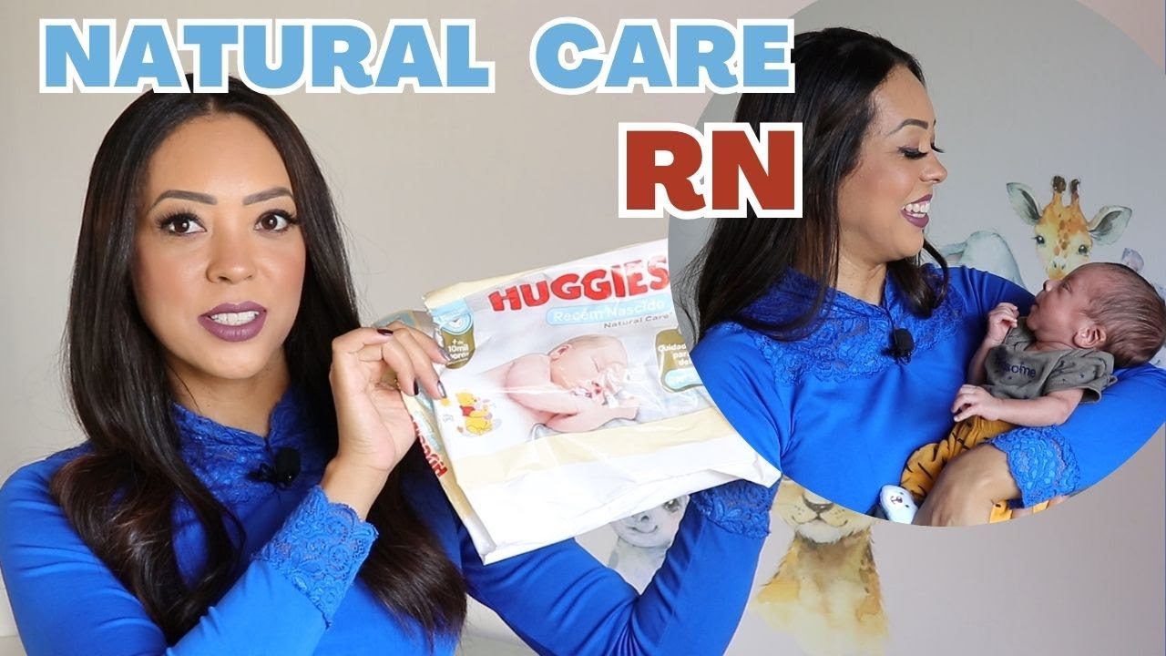 RESENHA FRALDA HUGGIES NATURAL CARE (tamanho RN)