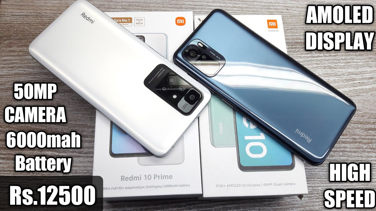 Redmi 10 Prime White Colour vs Redmi Note 10 Black Colour - Which Should You Buy ?