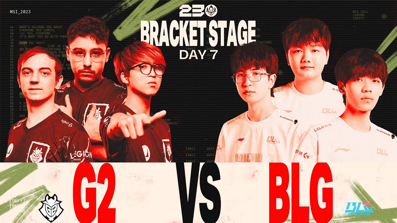 G2 vs. BLG 매치 하이라이트 | 브래킷 스테이지 Day7 | 2023 MSI