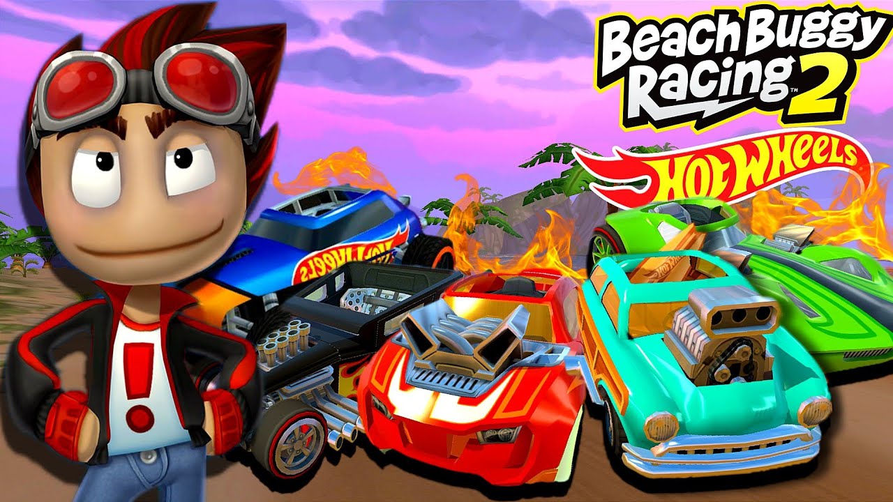 🔥 Rompiendo RECORDS Con Cada COCHE Hotwheel En Beach buggy racing 2!!!