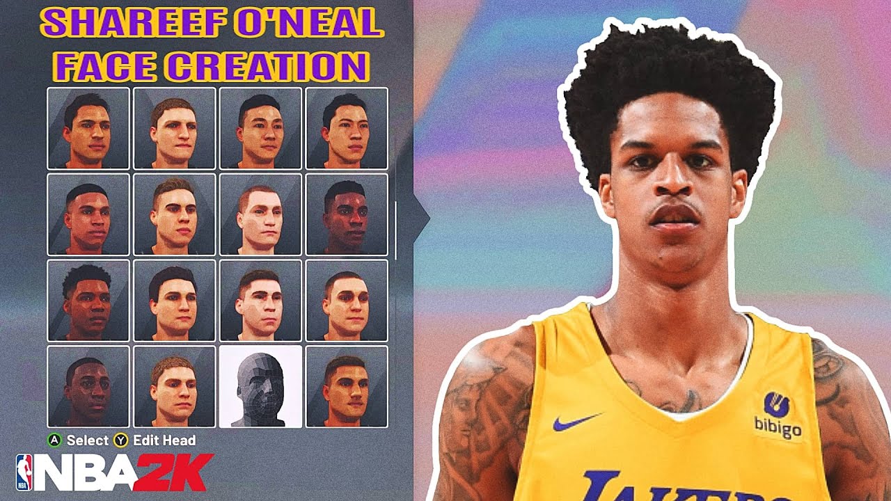 Shareef O'Neal face creation + Animations