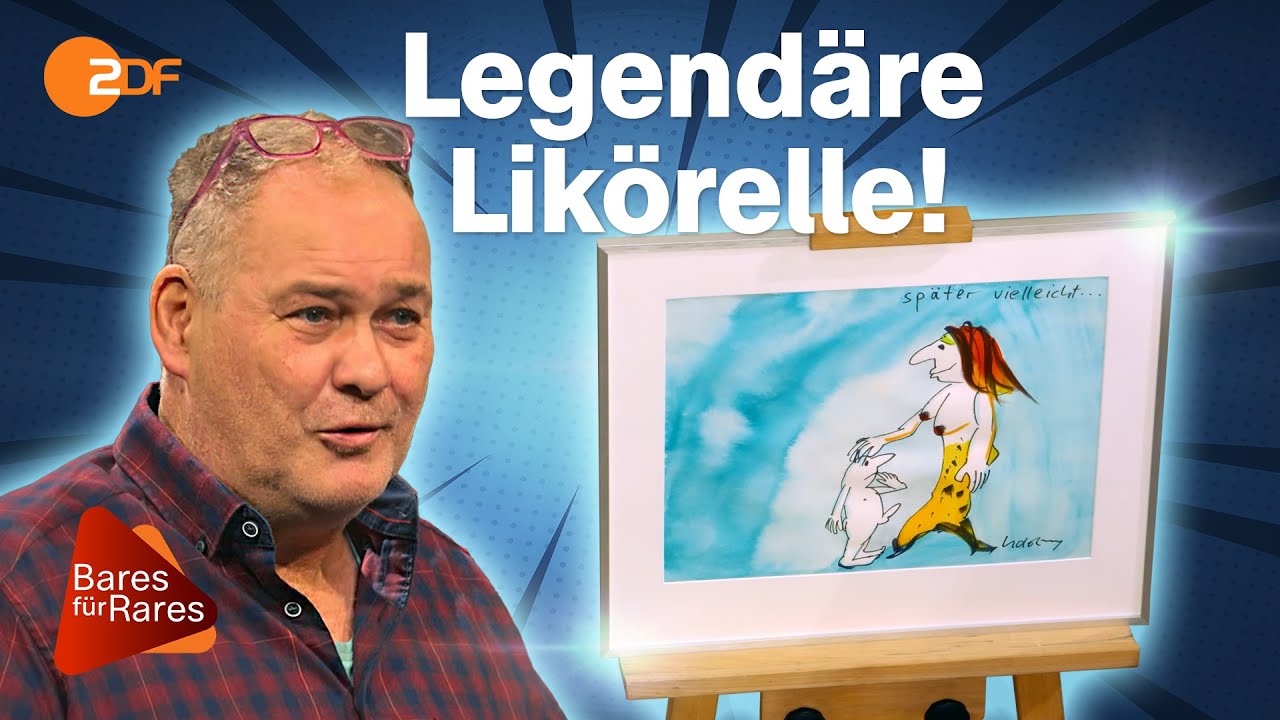 Udo Lindenberg Original! Aquarell vom Kultkünstler löst Fanmoment bei Händler aus | Bares für Rares