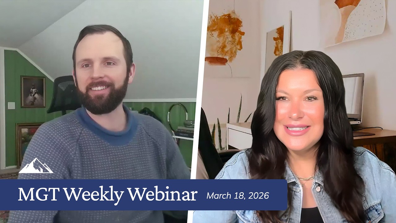 MGT Weekly Webinar & Next-Gen Platform Demo: March 18, 2026